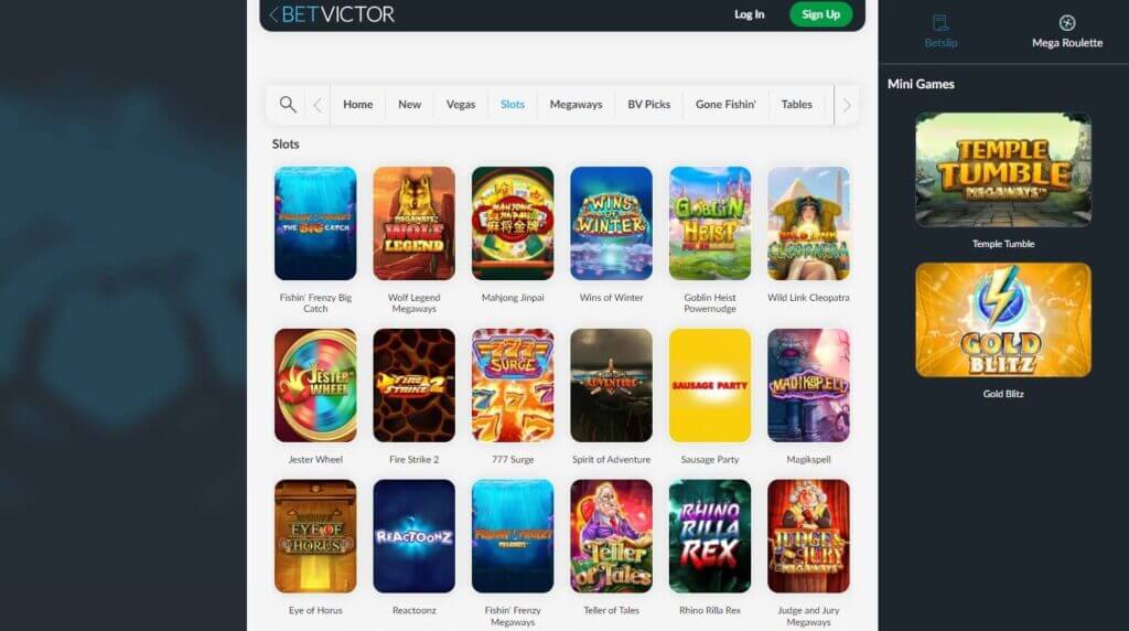 BetVictor Slot Games