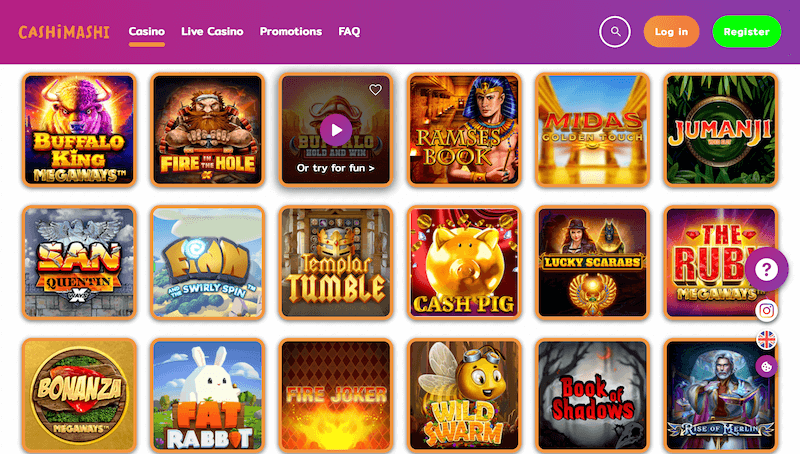 cashimashi canada online casino games slots