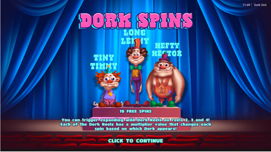 Dork Unit Slot Dork Spins