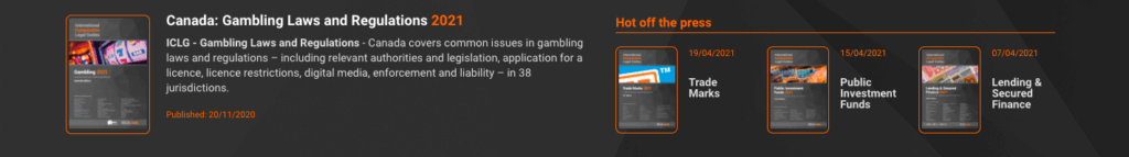 Gambling laws in Canada 