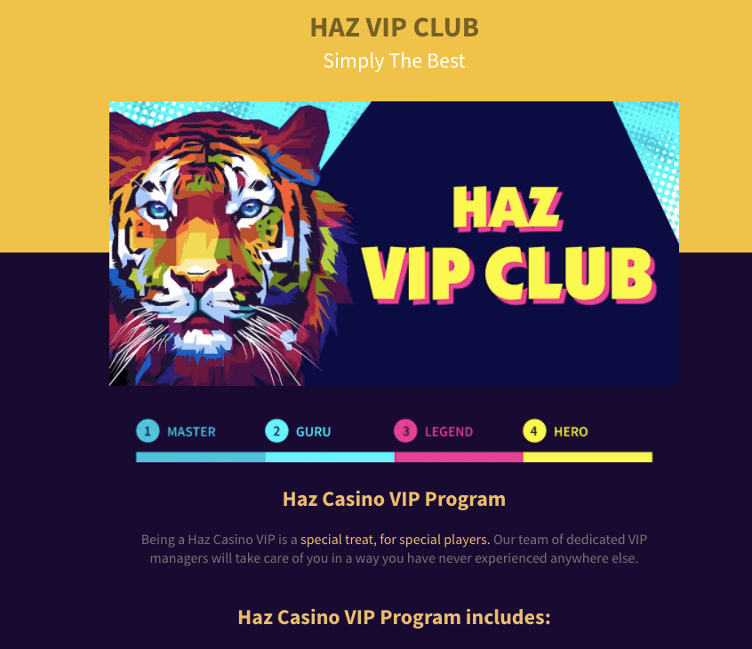Haz Casino VIP