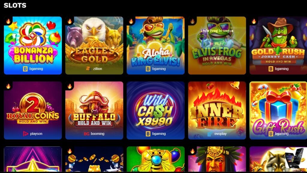 LevelUP Canada slots games