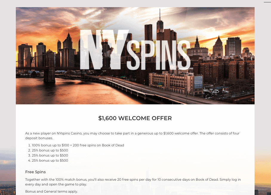 NYSpins promotions 