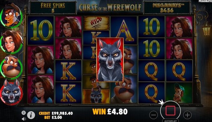 Curse of the Werewolf slot review
