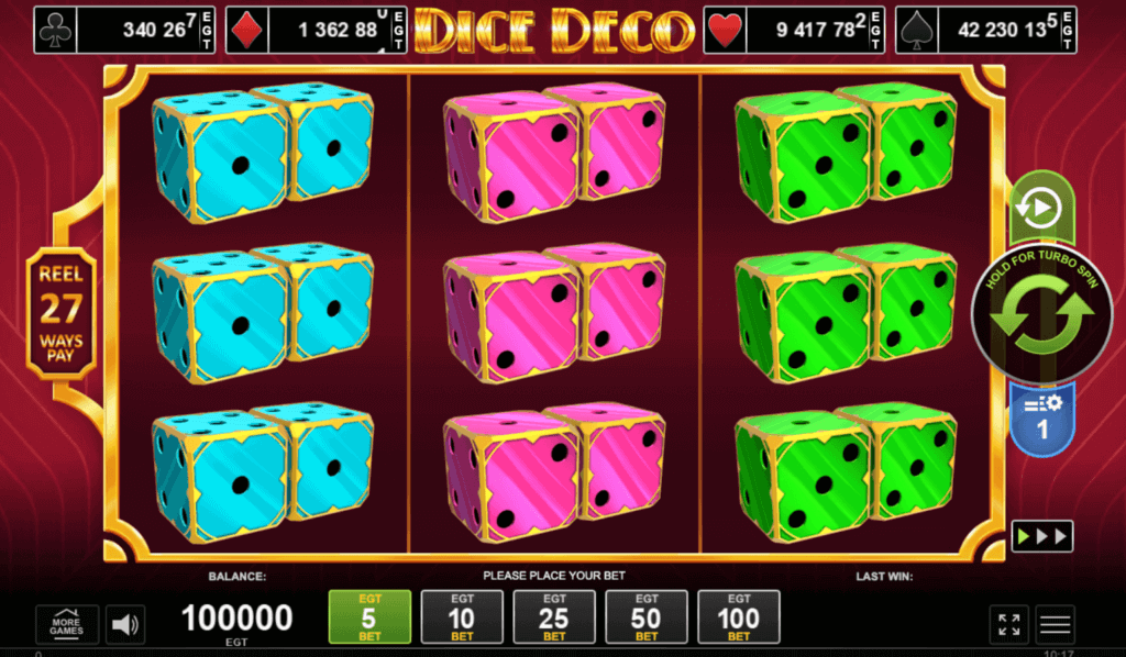 dice deco slot amusnet provider review canada casino