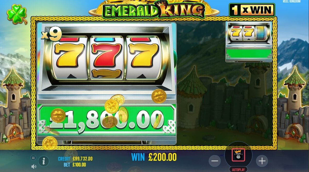 Emerald King Slot Bonus Game