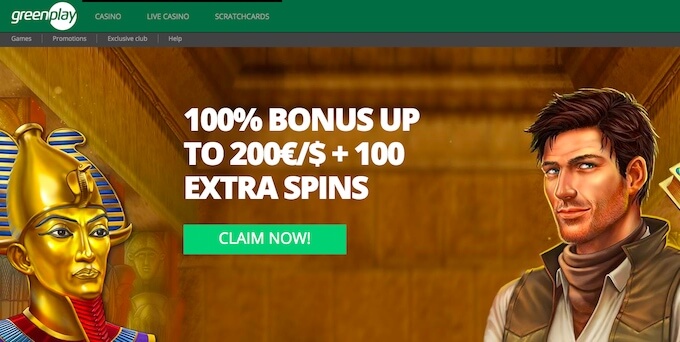 Greenplay Casino Welcome Bonus