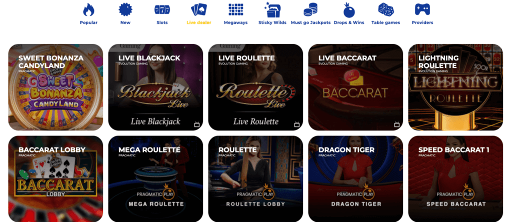live casino games reload casino review canada