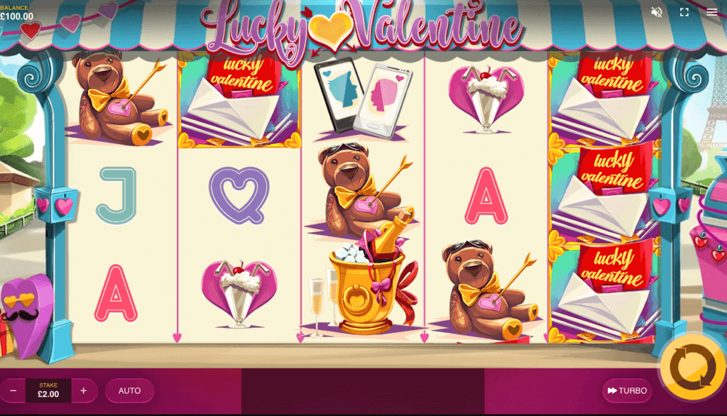 lucky valentine red tiger love theme canada casino slots