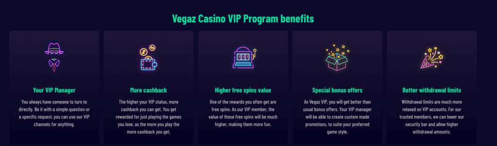 vegaz casino vip club canada casino review