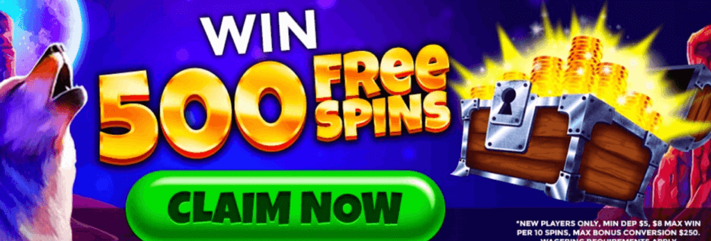 welcome offer 500 free spins luckstars casino review canada